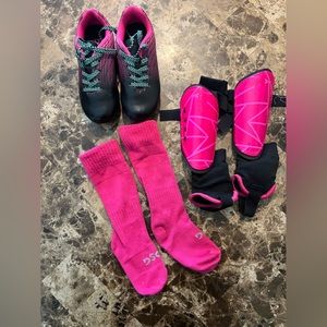 DSG set of toddler girl soccer gear